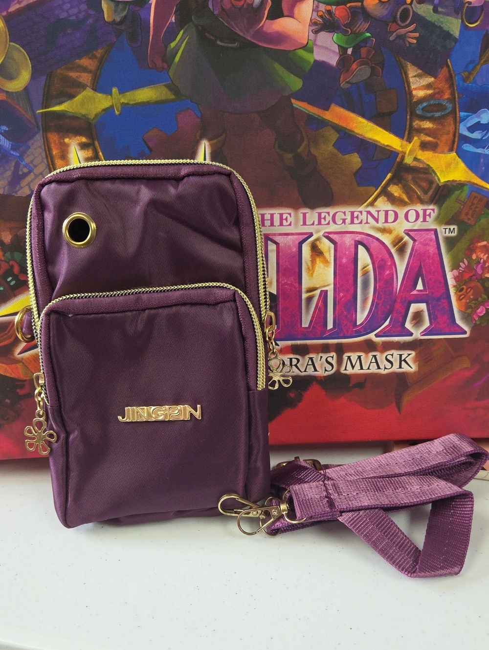 Purple Crossbody Phone Bag